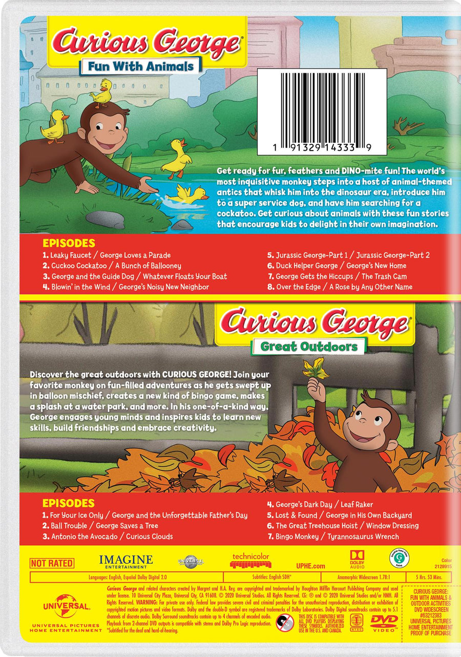 Curious George: Fun with Animals and Great Outdoors [DVD]