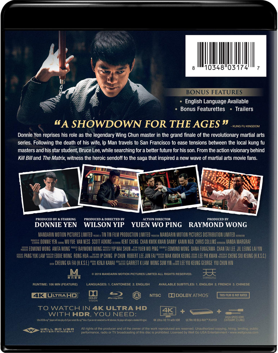 Ip Man 4 (4K Ultra HD + Blu-ray) [UHD]