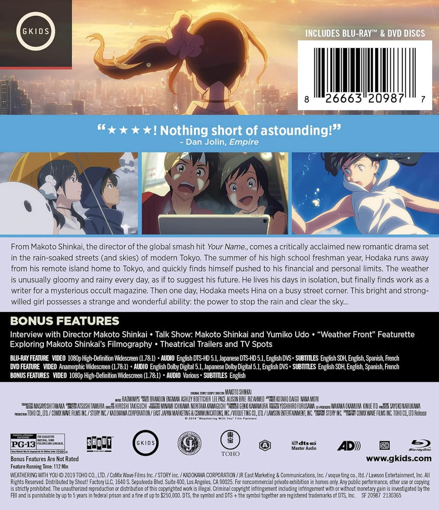 Weathering With You - Blu-ray + DVD [Blu-Ray]