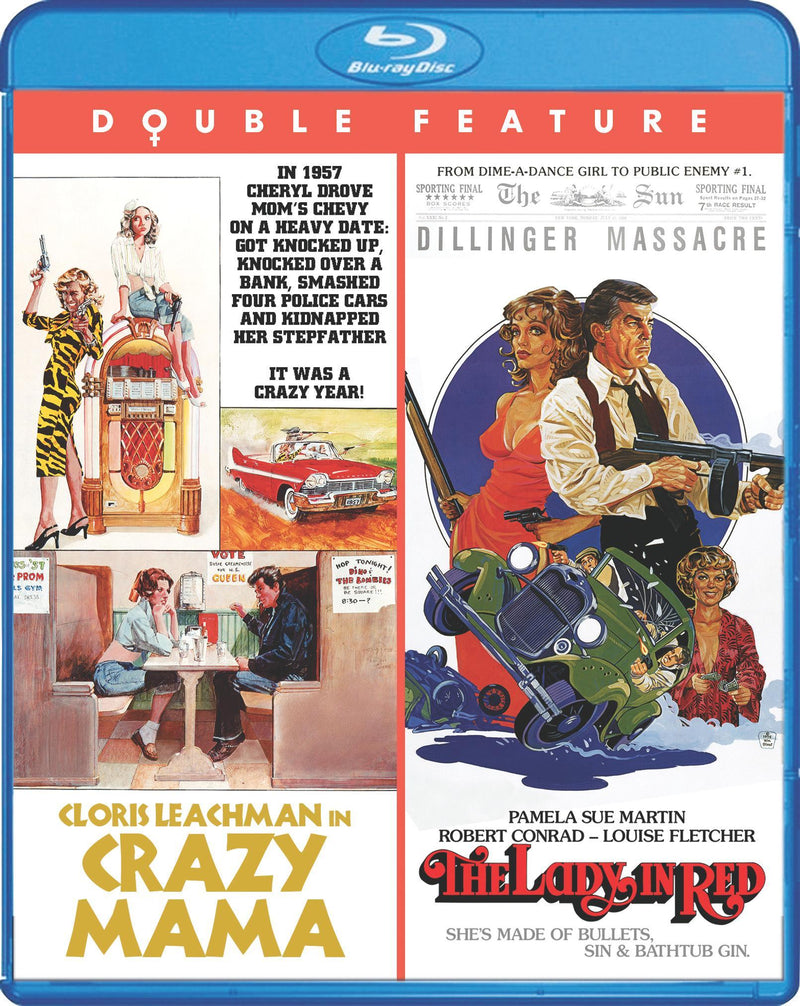 Crazy Mama / The Lady in Red Double Feature [Blu-ray]