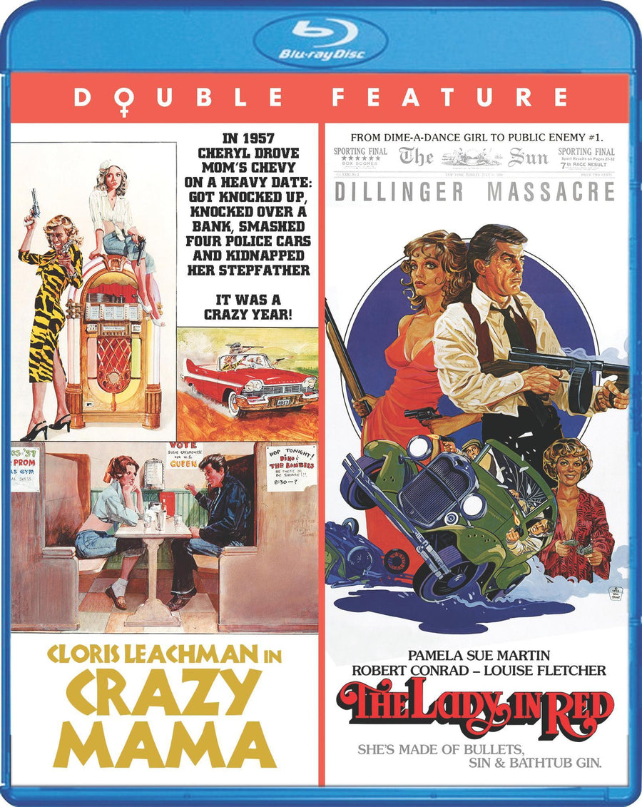 Crazy Mama / The Lady in Red Double Feature [Blu-ray]