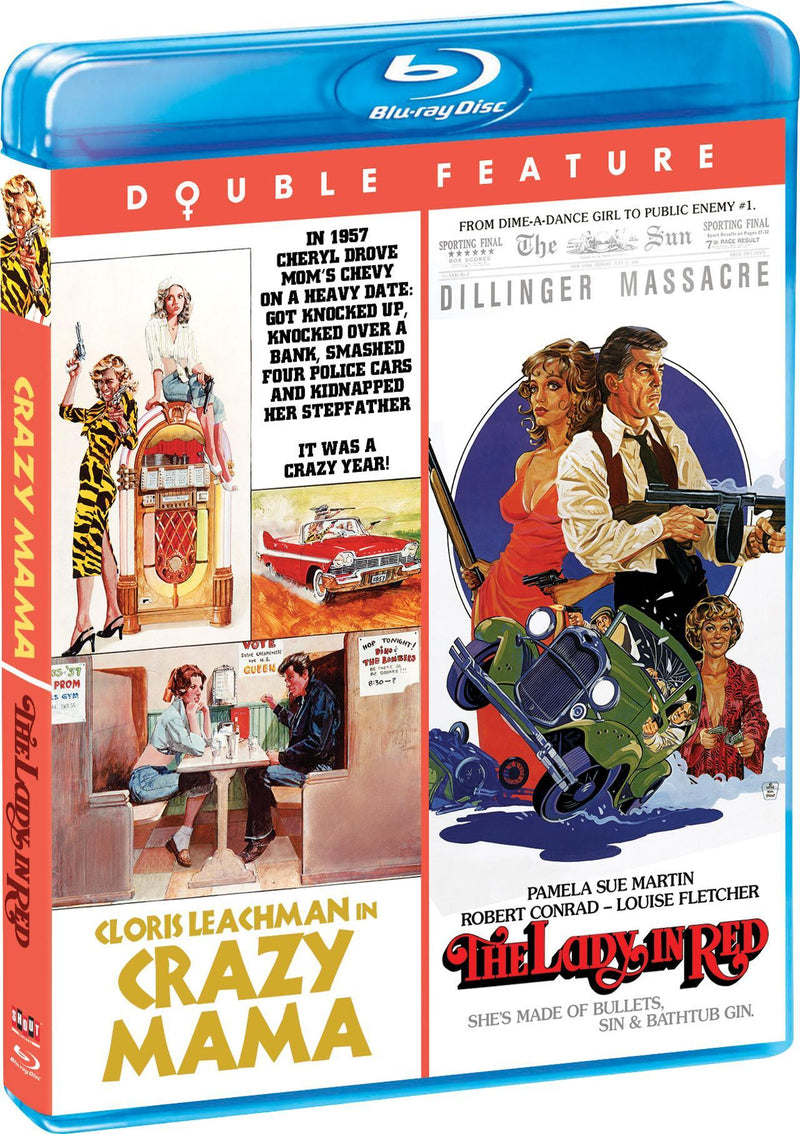 Crazy Mama / The Lady in Red Double Feature [Blu-ray]